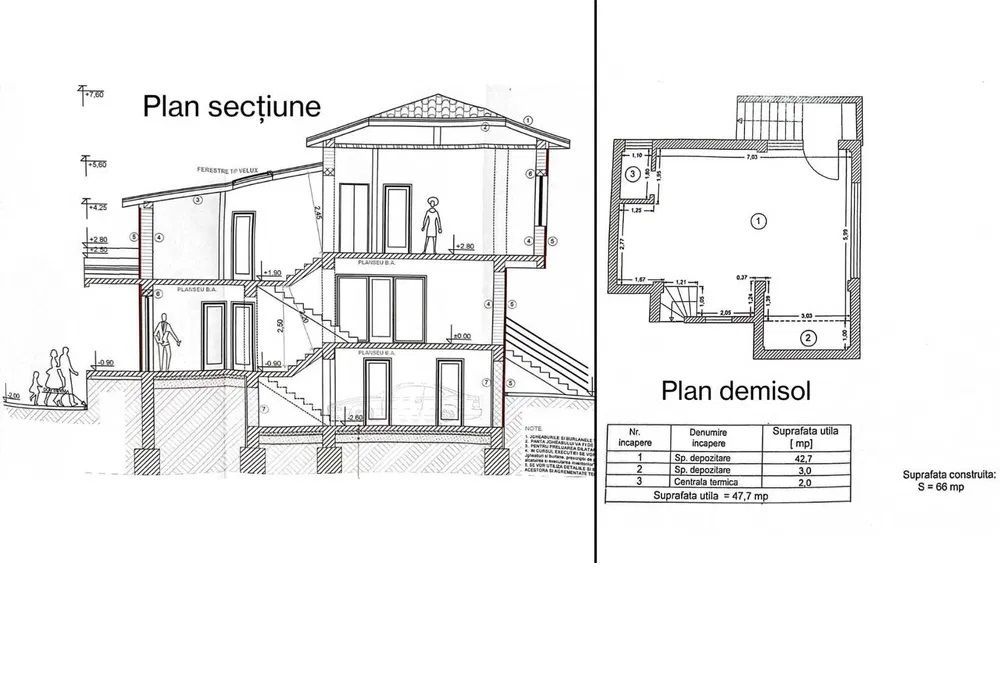 VILA D+P+E (Demisol + Parter + Etaj), zona KM 4-5