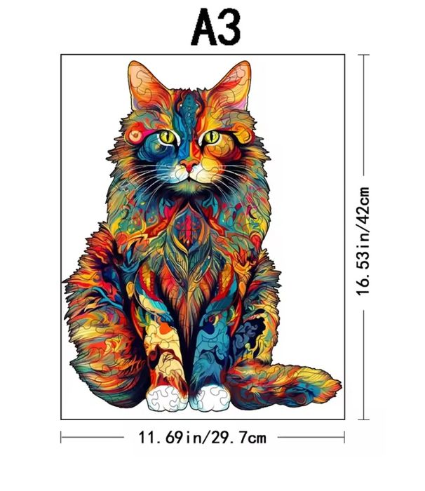 3D Дървени Пъзели - Голям Размер