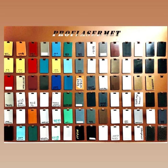 Poroshkavoy /Порошковая покраска — стойкость 10 лет RAL цвета Ташкент