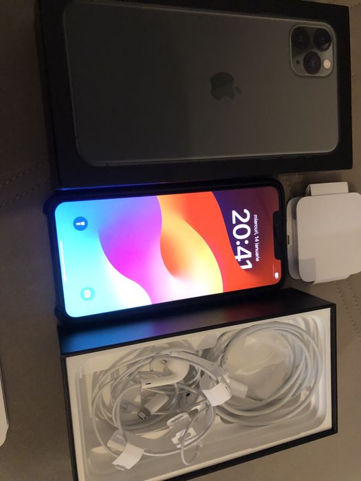 iPhone 11 Pro Max 256GB culoare green impecabil