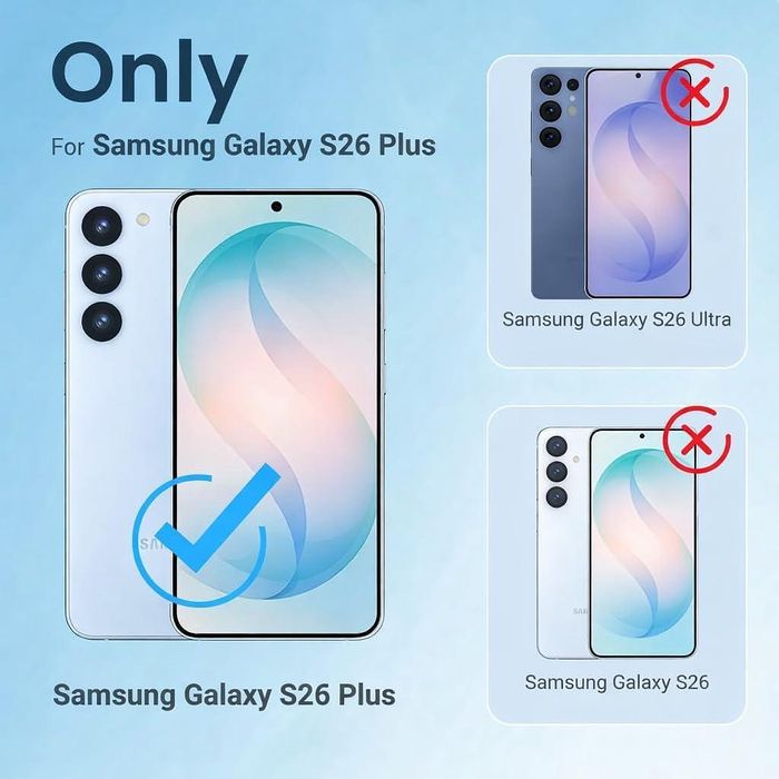 Прозрачен 360° градуса кейс за samsung galaxy s26+ plus