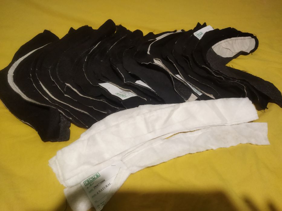 Шивашки материали -подплънки и гугли за сака и палта.