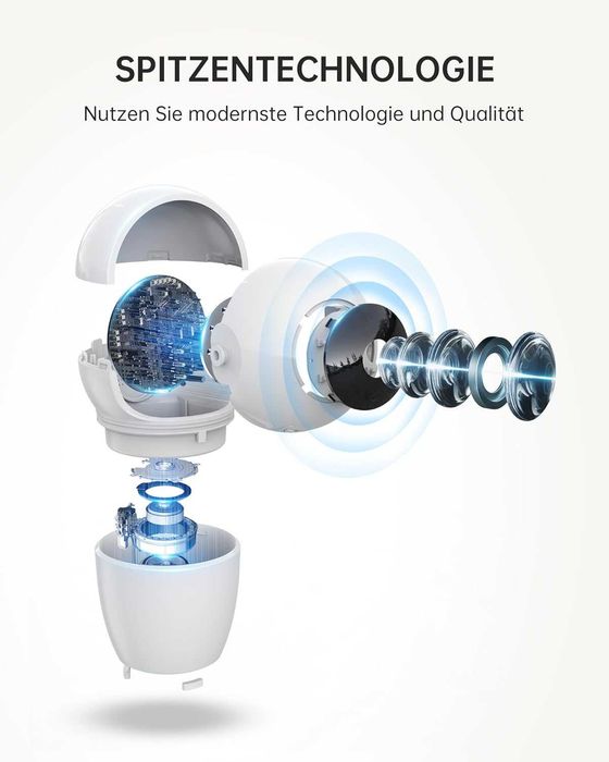 CZEview 3K 5MP вътрешна камера за видеонаблюдение