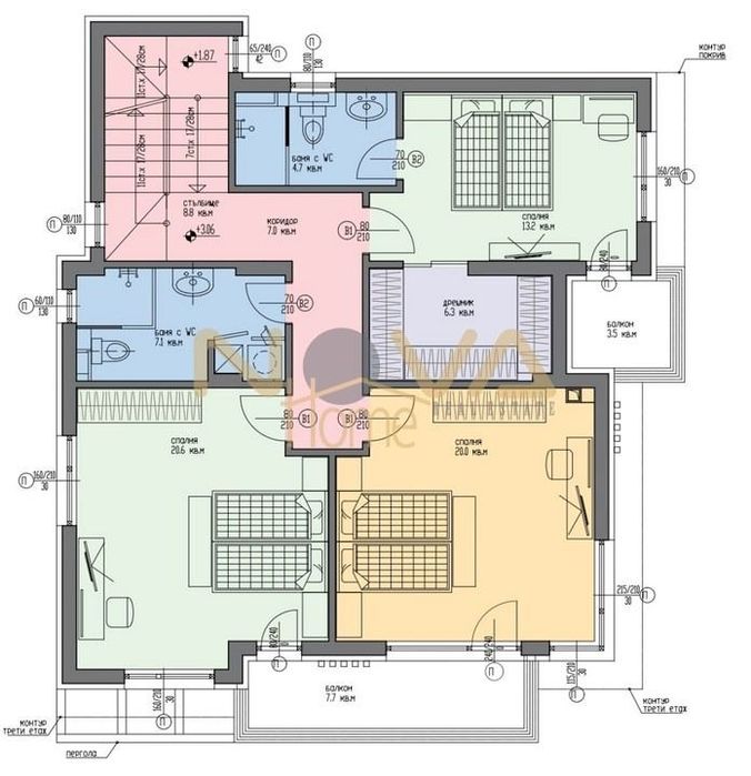 Продава се Къща в Варна, м-т Траката - 341 кв.м за 1025 €/кв.м - Снимка #2