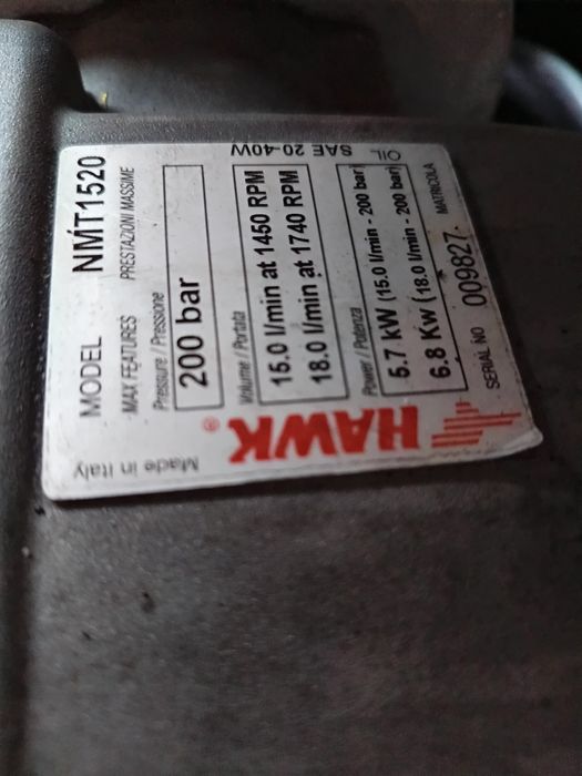 Пароструйка Mazzoni PH3060 150bar