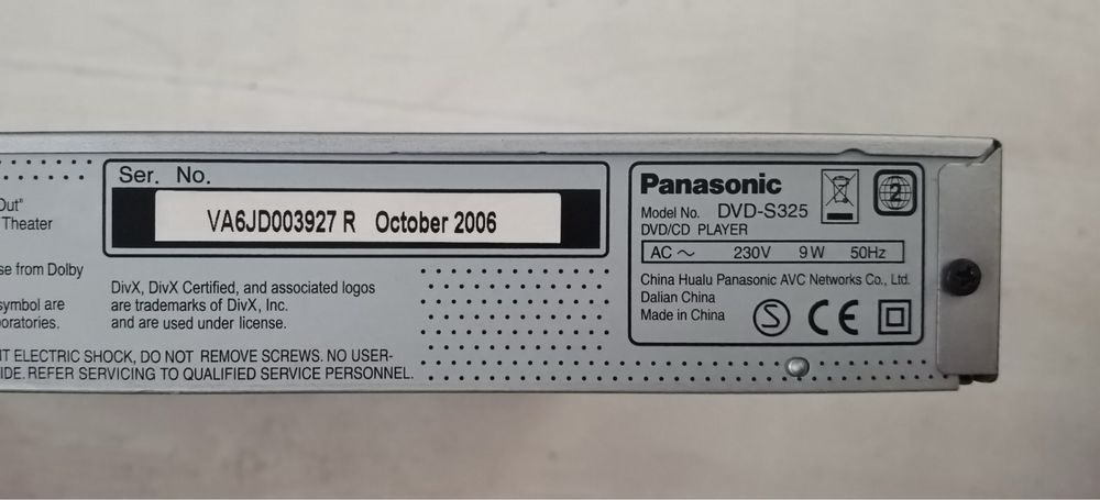 DVD-S 325 Panasonic