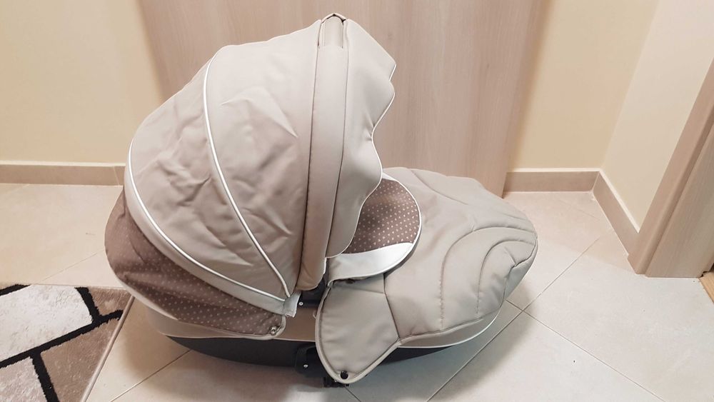 BUBA VIVI Бебешка количка 3 в 1 Капучино