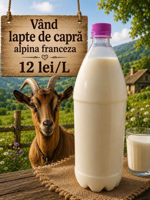 Vând lapte de capră