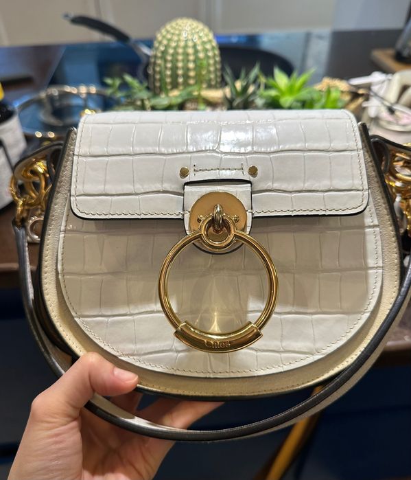 ЛУКС ОРИГИНАЛ! Chloé Tess Small – croc leather