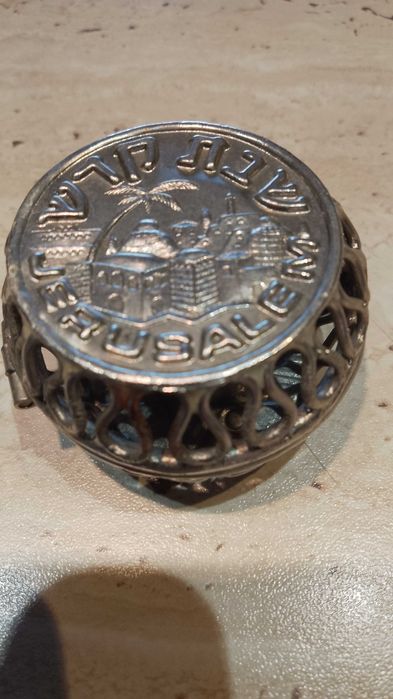 Sfesnic pliabil de Shabbat, argintat, pentru calatorie