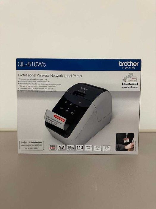 Imprimantă Etichete Brother QL-810Wc – Wi-Fi, Nouă, Sigilată 800 Lei