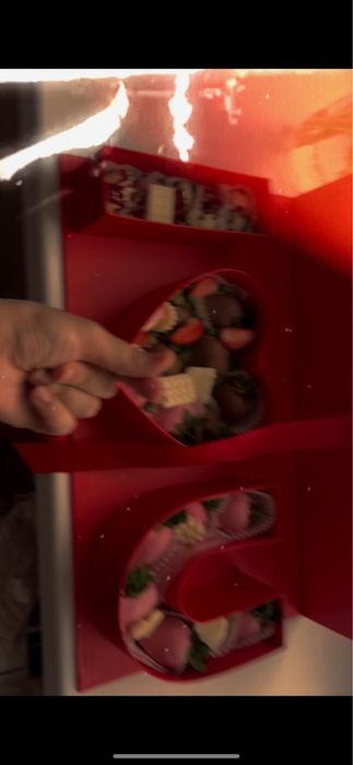 Коробка для клубники в шоколаде