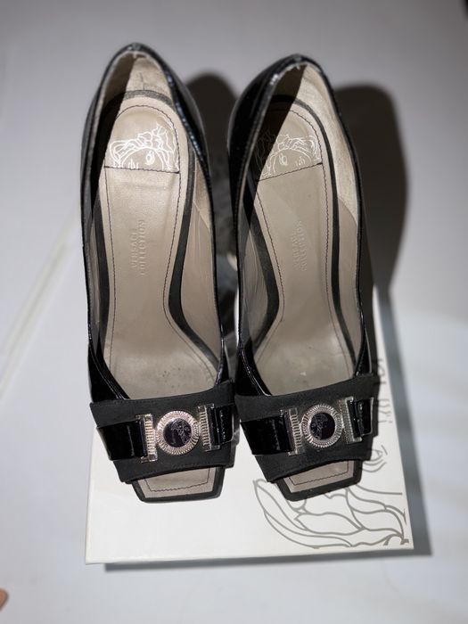 Versace Collection оригинал | лакированные туфли Medusa | с коробкой