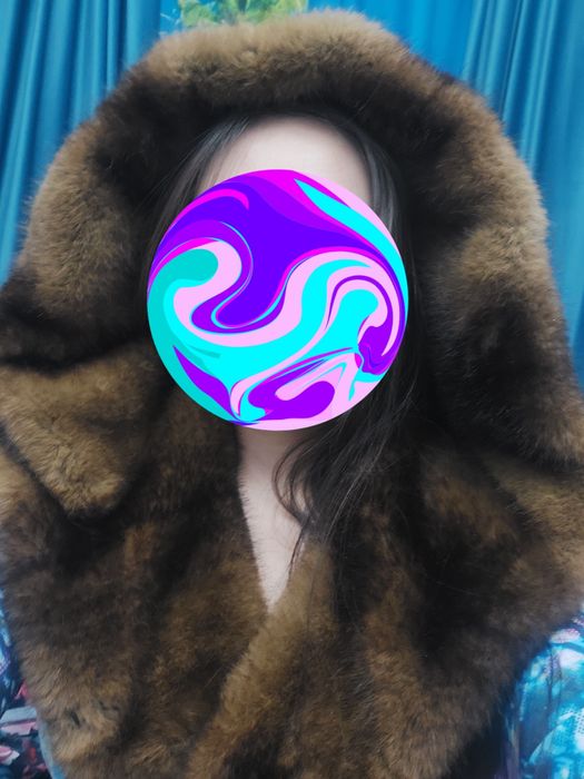 Новый Норковый капор капюшон