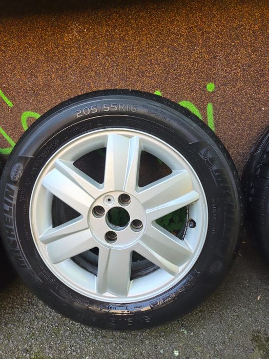 Set 4 jante aliaj + anvelope Michelin Energy Saver