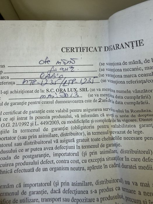 Urgent! Ceas de mana barbatesc si feminin