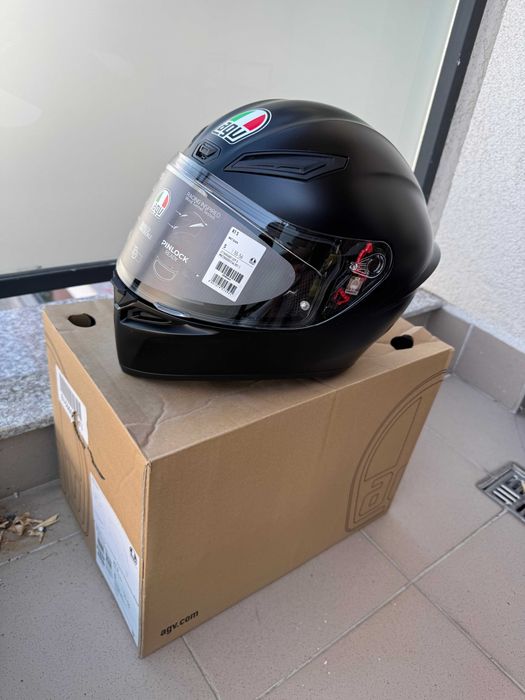 Каска AGV K1 S Black Mat - размер S 55-56