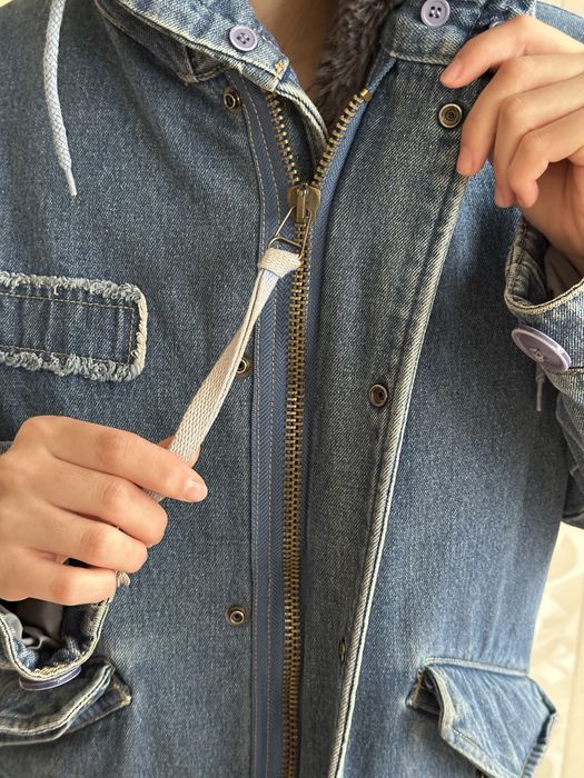 Джинсовая Куртка-парка