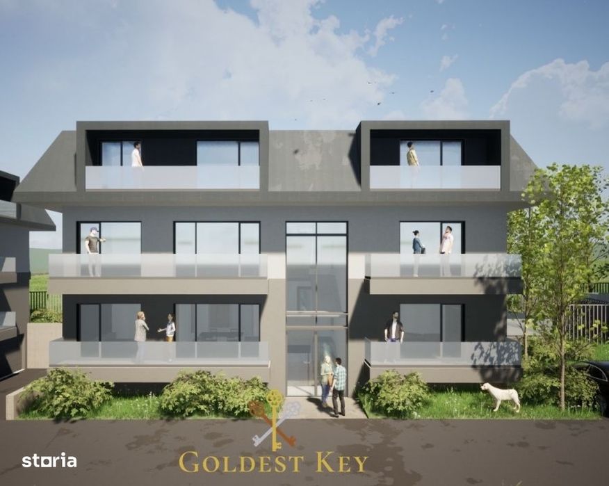 Apartament cu 2 camere, 2 balcoane orientat Sudic - BACIU