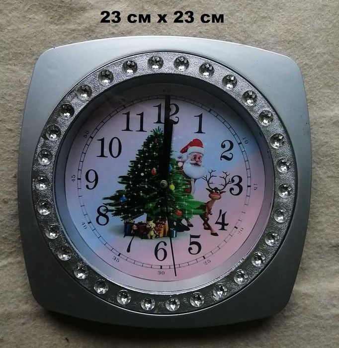 Часы настенные круглые, прямоугольные