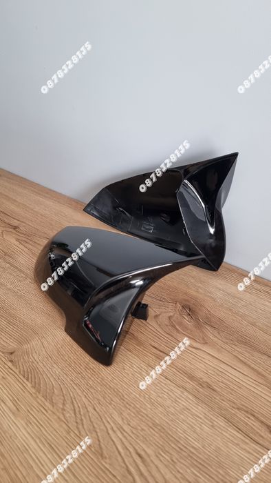 Капаци за огледала BMW F10 F11 F12 F01 Facelift черен гланц M Style щипки