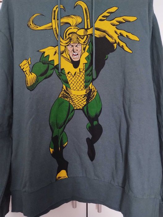 Суитшърт с качулка Marvel - Loki (НОВ) и Флуоресцентен с скелет