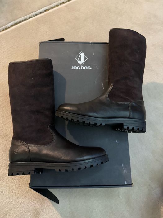 Kangaroo естествена кожа и естествен каракул ботуши