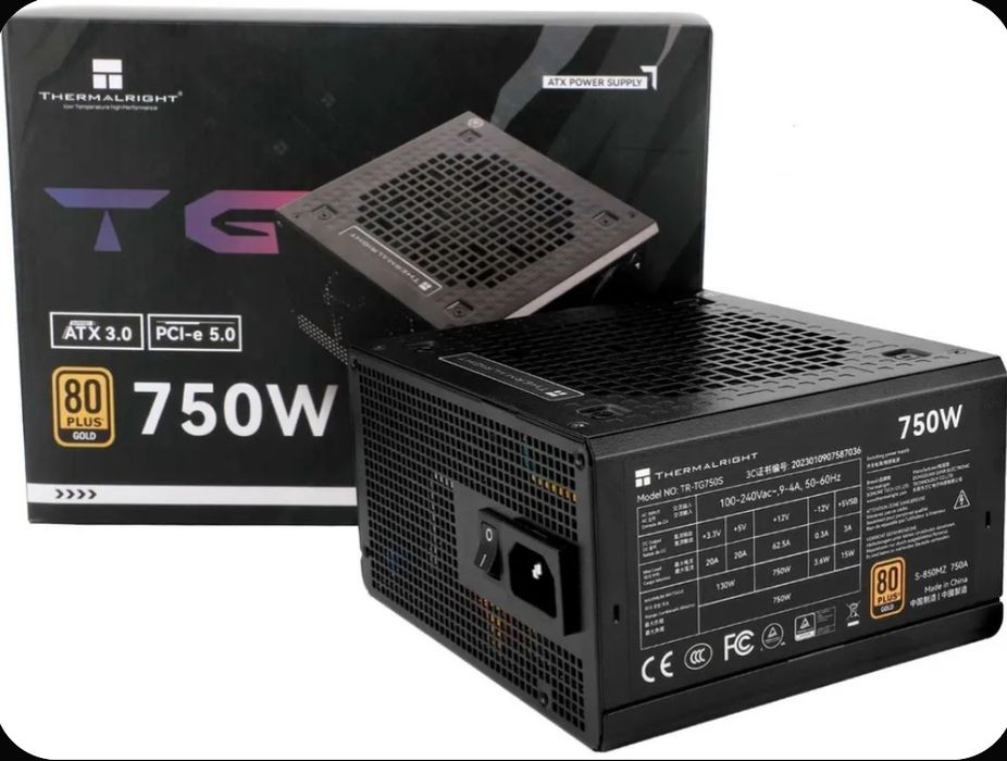 Блок питания Thermalright 750W Gold ATX 3.0 (TR-TG 750S)