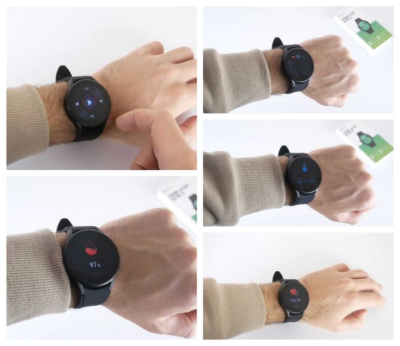 Смарт часовник Zeblaze GTR 3 1,32″ IPS Bluetooth разговори IP68 НОВ