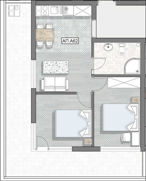 Продава се Тристаен апартамент в к.к. Пампорово - 88 кв.м за 890 €/кв.м - Снимка #1