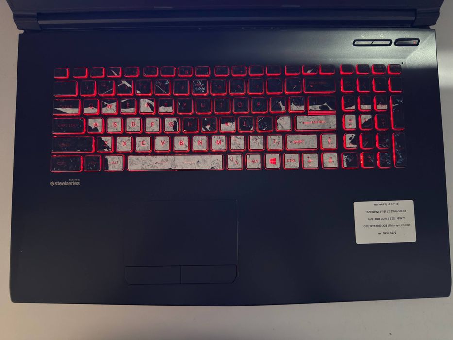 Msi GP72 Gaming notebooki sotiladi