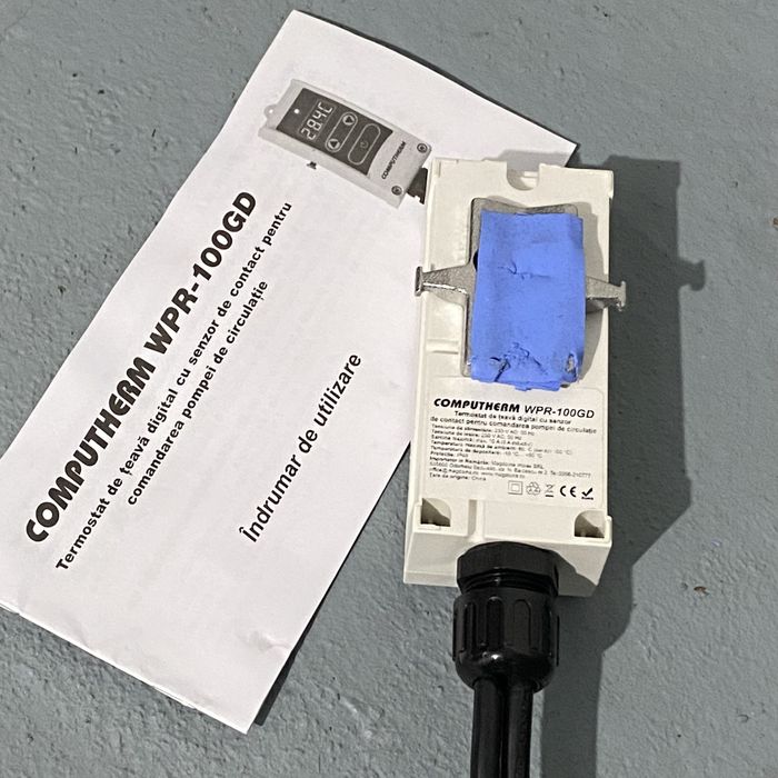 Termostat contact teava