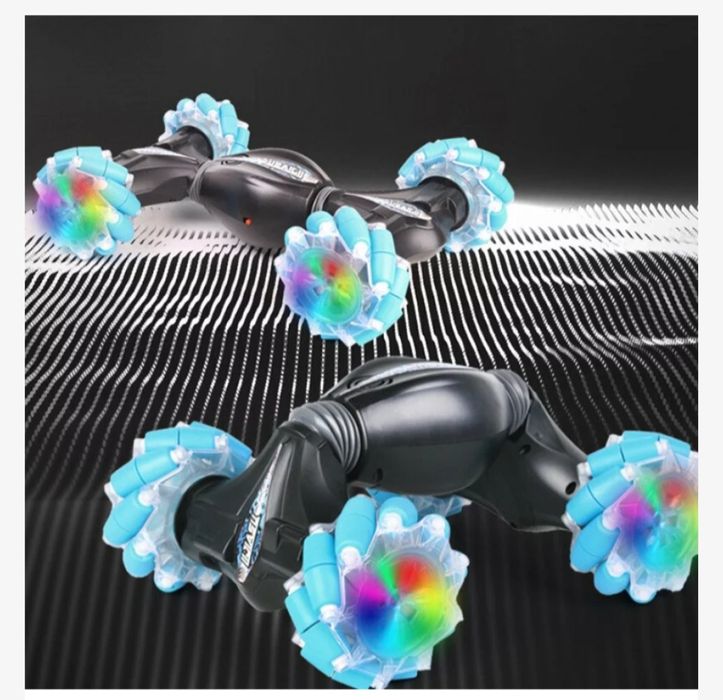 Masinuta Gesture Twist, Stunt Car, telecomanda 2.4 GHz, telecomanda ce