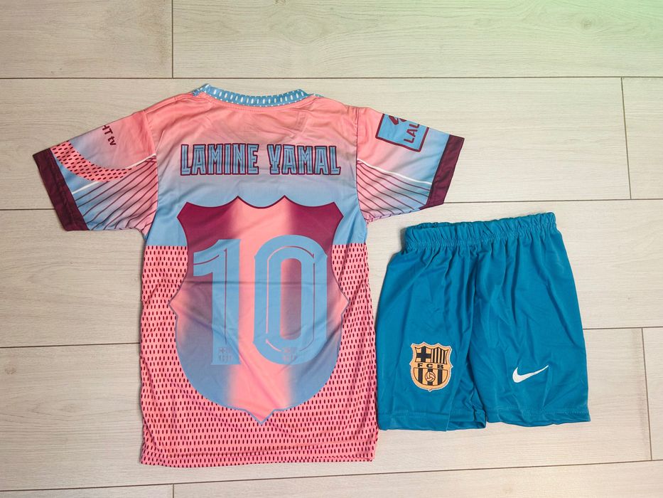 Compleu copii Barcelona Lamine yamal 10 second kit la liga 25/26
