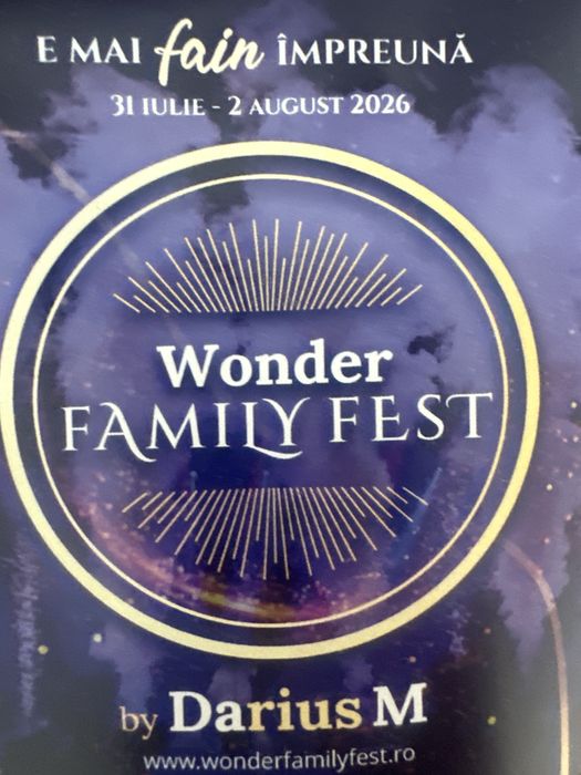 Vând 2 abonamente la Wonder Family Fest