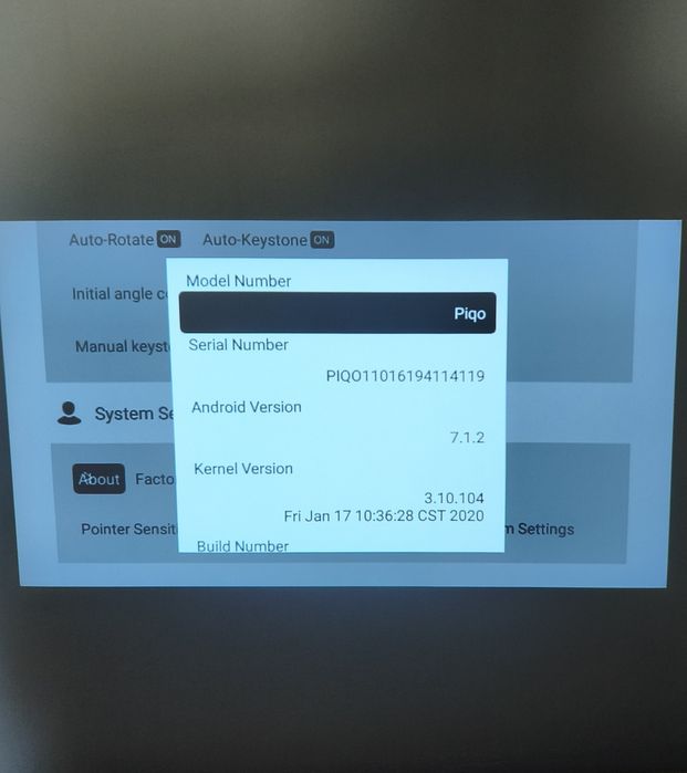 Mini DLP  Video proiector cu android