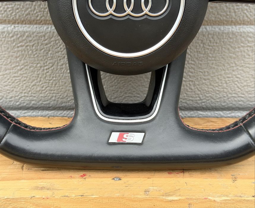 Скосен Волан AUDI A4 S4 B9 Черен конец