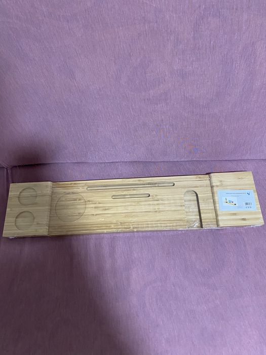 Suport pentru baie , cada din bambus , relaxare