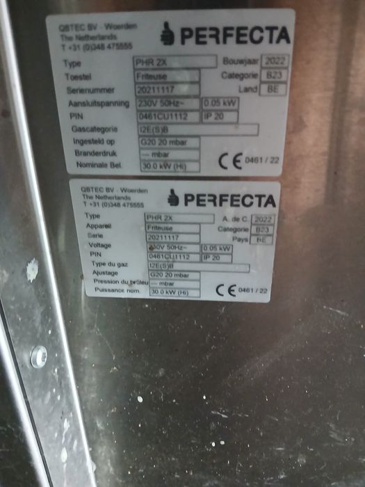 Професионален Фритюрник PERFECTA  Газ !ЧИСТО НОВ!