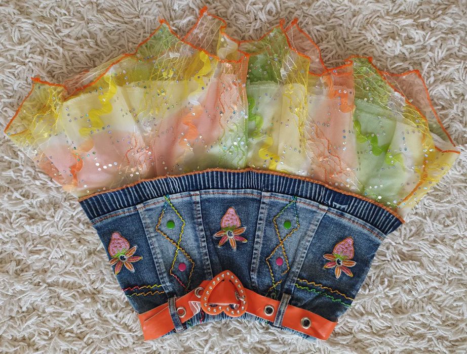 Юбка джинсовая детская б/у