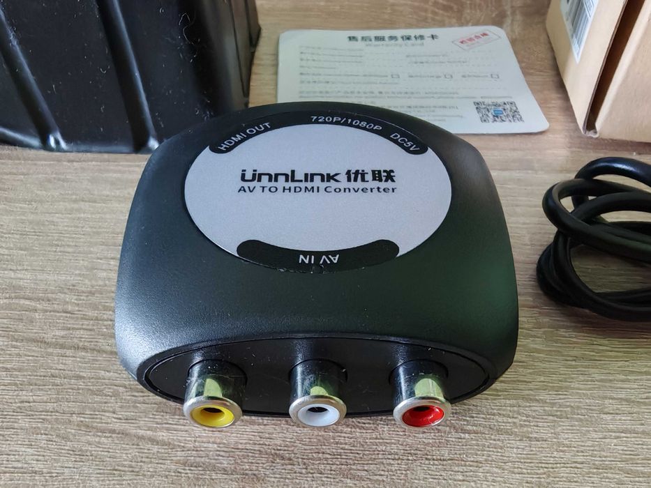 Unnlink 1080P AV към HDMI адаптер
