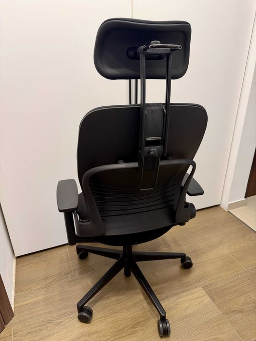 Scaun de birou ergonomic Steelcase Leap V2, full option + tetiera Atlas