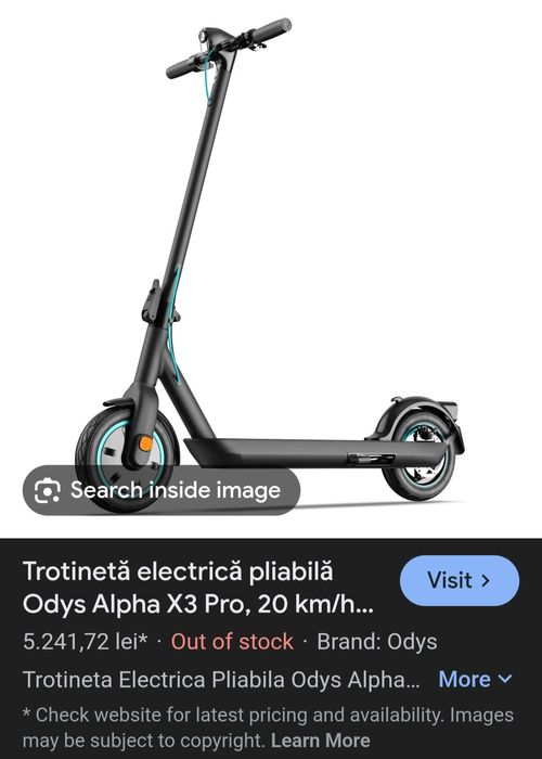 Trotineta electrica Odys powered by CYBERSOUL