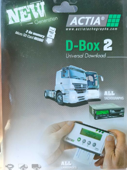 ACTIA D-Box 2 – уред за сваляне на тахографски данни