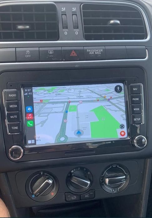 Navigatie VW Tiguan Touran T5 Seat Leon Skoda Fabia 2 Carplay 1-8GB