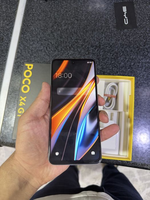 poco x4 gt pamit 8.256g holati ideal karopka dak ful kamplekt