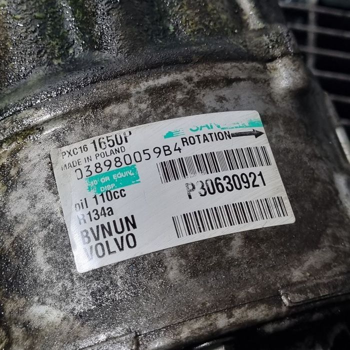Compresor clima Volvo XC60 2.4 D 2008 - 2013 215CP D5244T11 (1482) Diesel 038980059B4