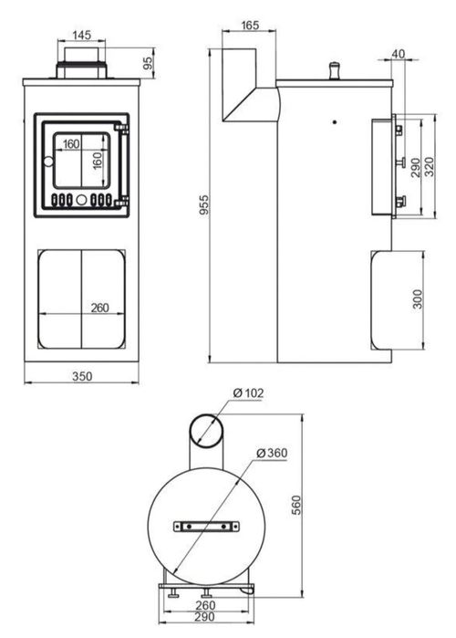 Печь под казан от Шефа Везувий