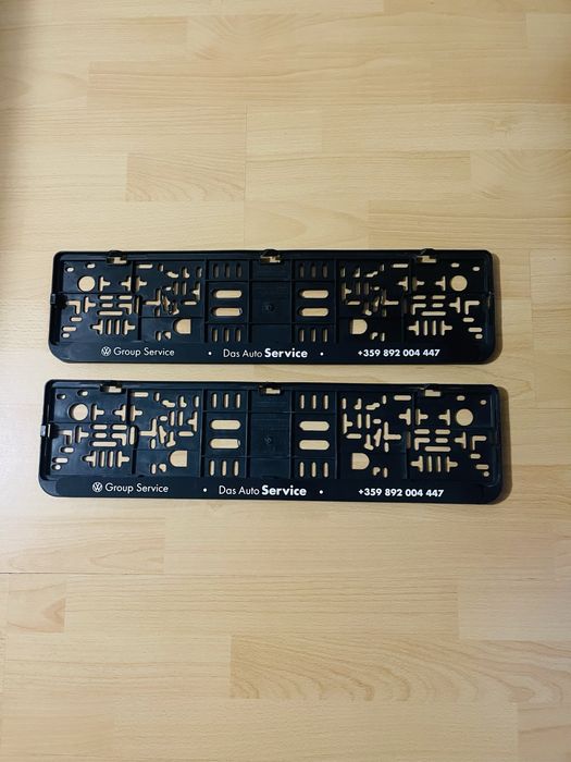 Оригинални подложки за номера за BMW, VW, Mercedes, Nissan