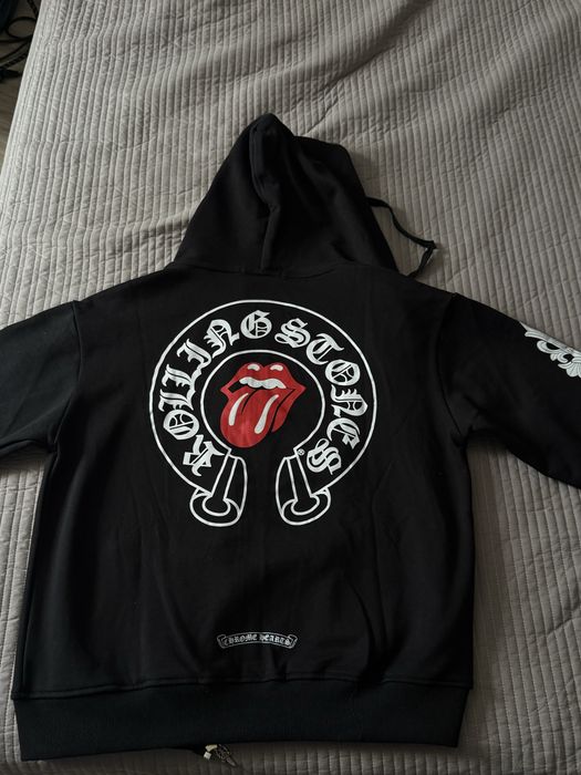 Chrome hearts&the Rolling stones зипка хром хартс